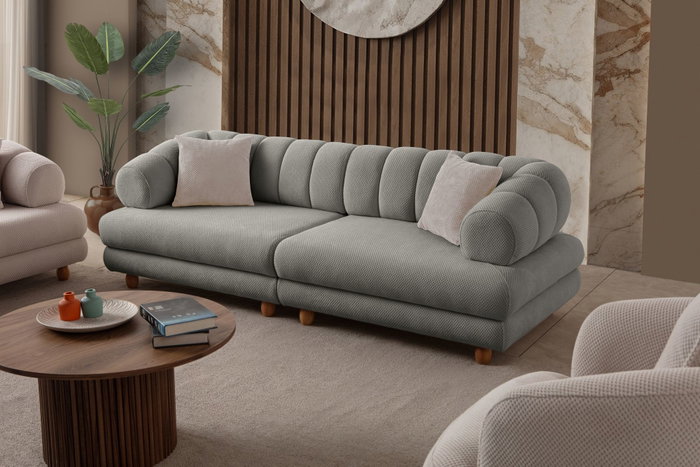 Atelier Del Sofa Sofá Gloria 3 Plazas Gris Atelier Del Sofa Sofá Gloria 3 Plazas Gris